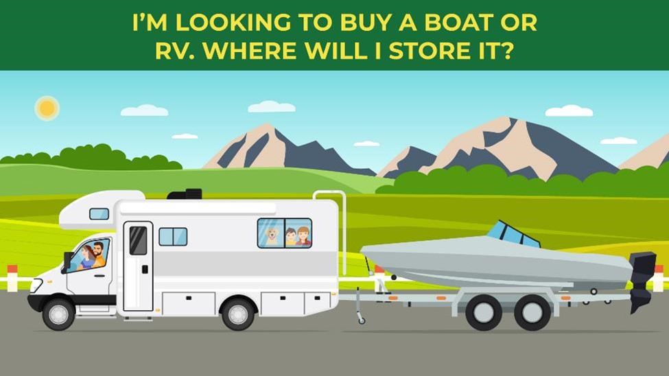 Where should I store my RV or boat?